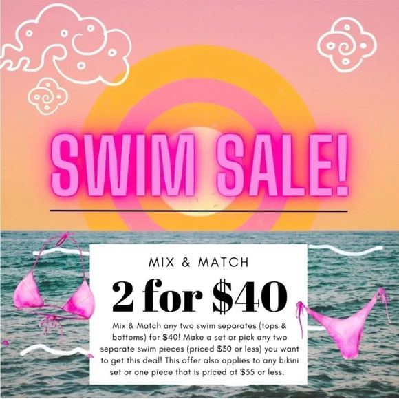 NEW! Y2K “90’s Vibes” Floral Print Skinny Strap Racerback Bikini Top - Picture 13 of 13